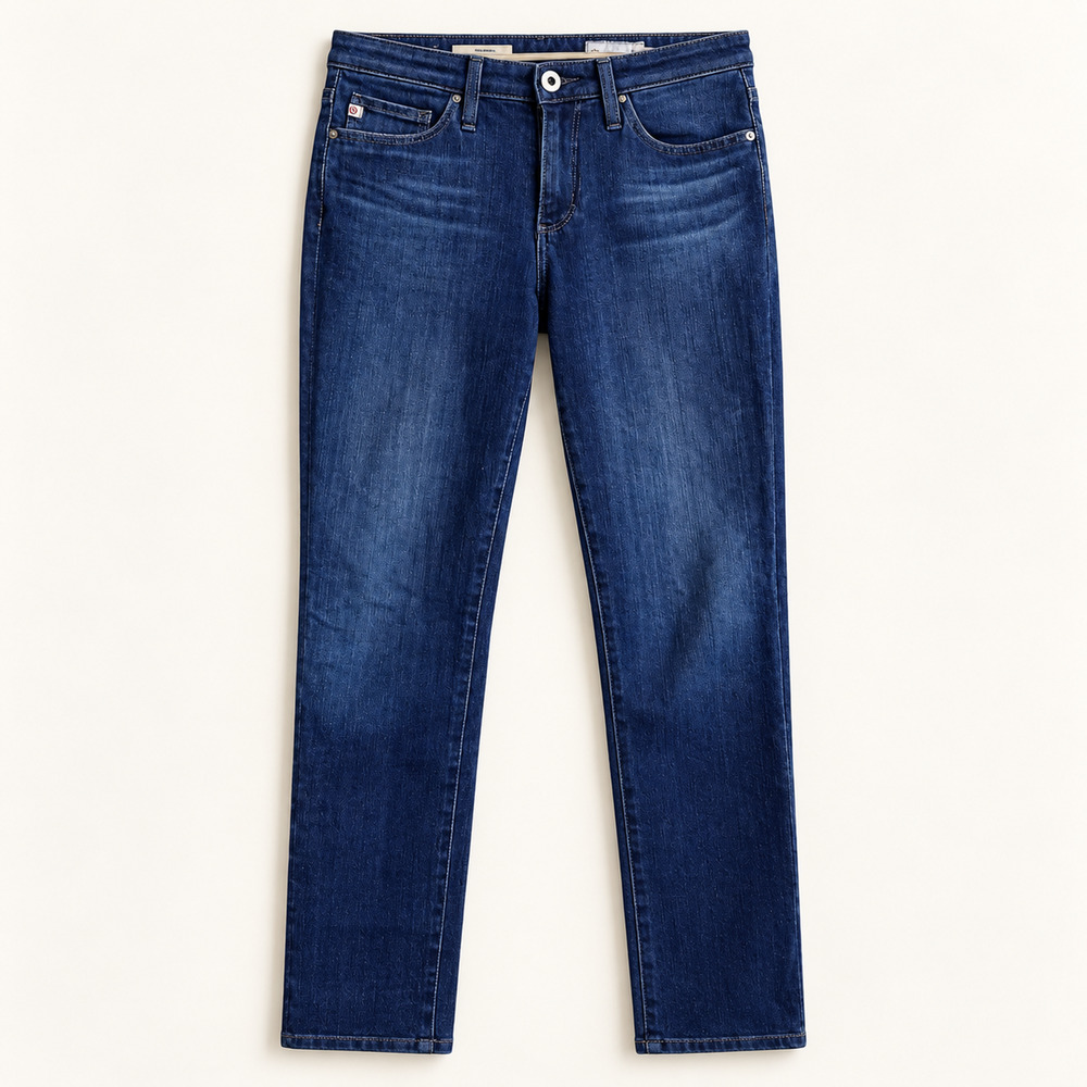 AG Adriano Goldschmied Prima Cigarette Jeans 24R Dark Wash Contour 360 USA